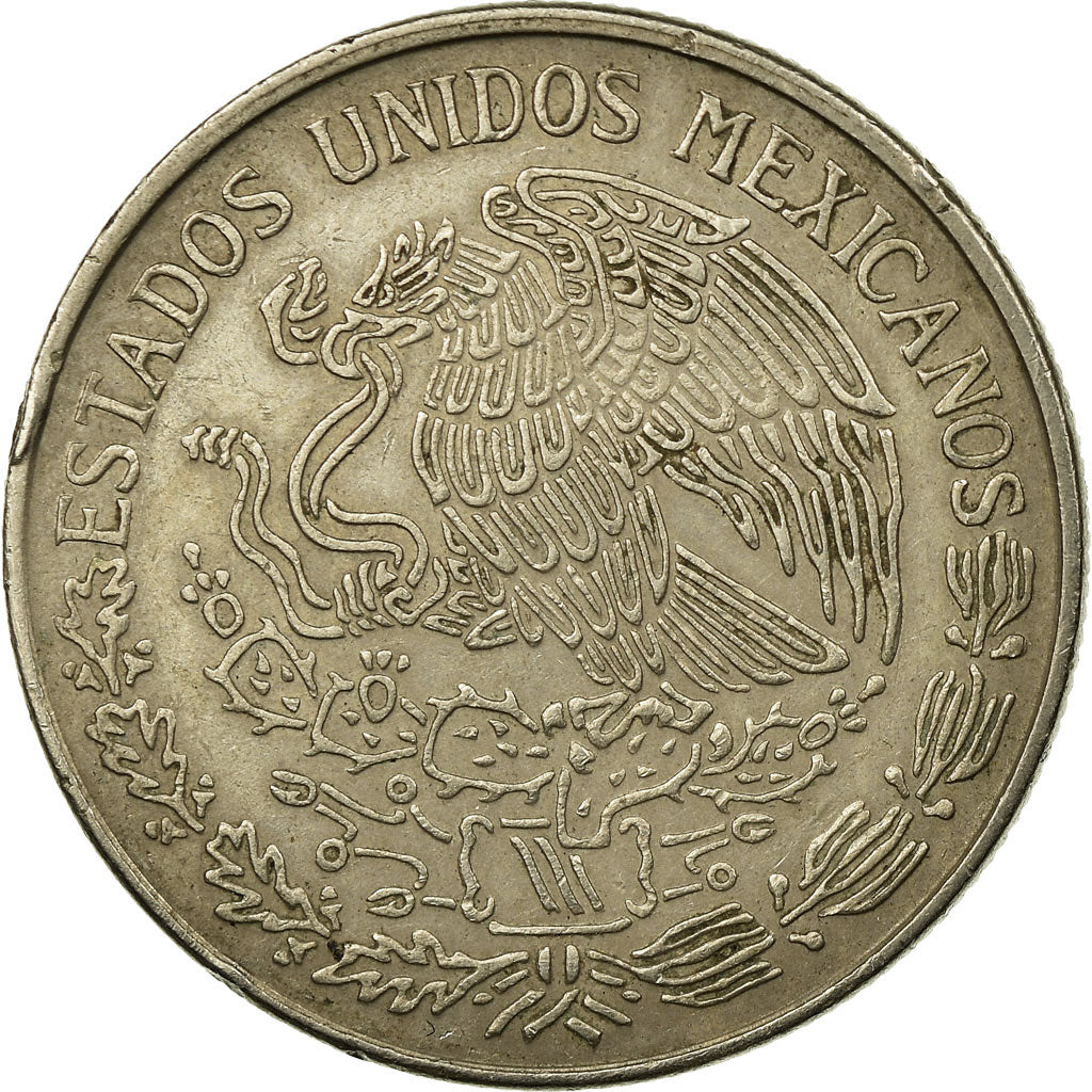 Moneta, Mexico, Peso, 1974, Mexico City, VF(30-35), Miedź-Nikiel, KM:460