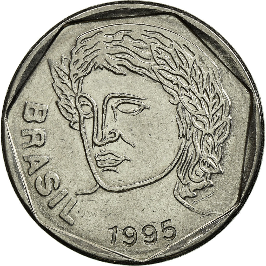 Munten, Brazilië, 25 Centavos, 1995, PR, Stainless Steel, KM:634