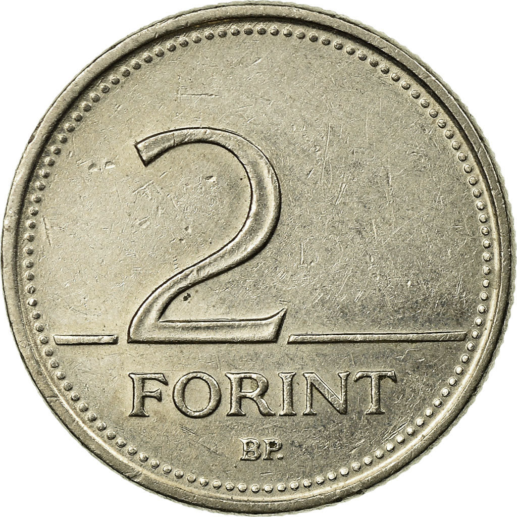 Moneta, Ungheria, 2 Forint, 1997, Budapest, BB, Rame-nichel, KM:693