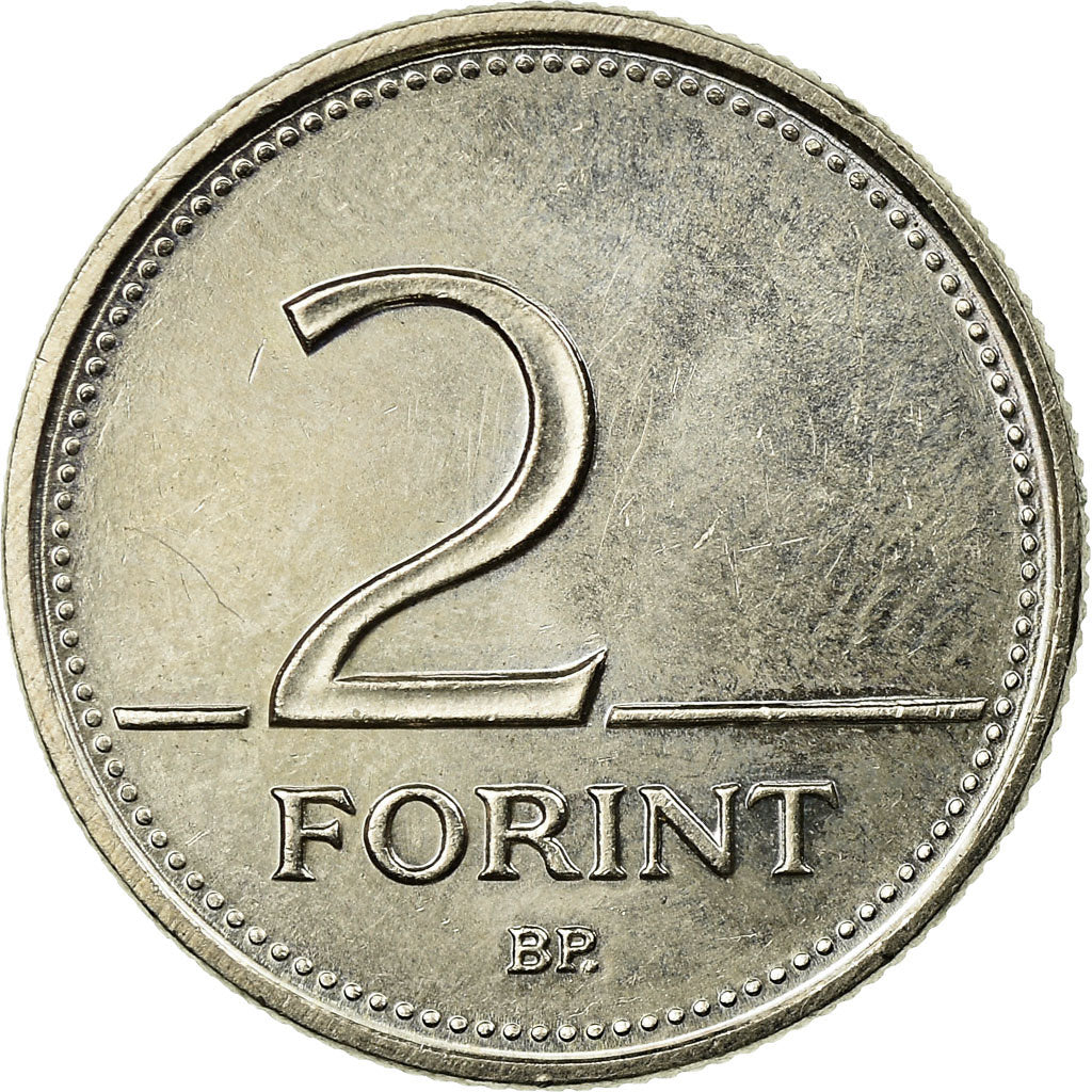 Monnaie, Hongrie, 2 Forint, 2007, Budapest, TTB, Copper-nickel, KM:693
