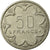 Moneda, Estados del África central, 50 Francs, 1998, Paris, MBC, Níquel, KM:11