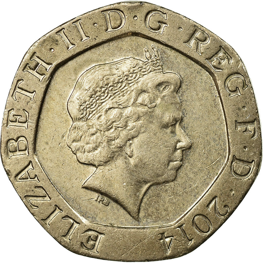 Moeda, Grã-Bretanha, 20 Pence, 2014, EF(40-45), Cuproníquel, KM:1111