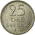 Coin, Sweden, Carl XVI Gustaf, 25 Öre, 1973, VF(30-35), Copper-nickel, KM:851