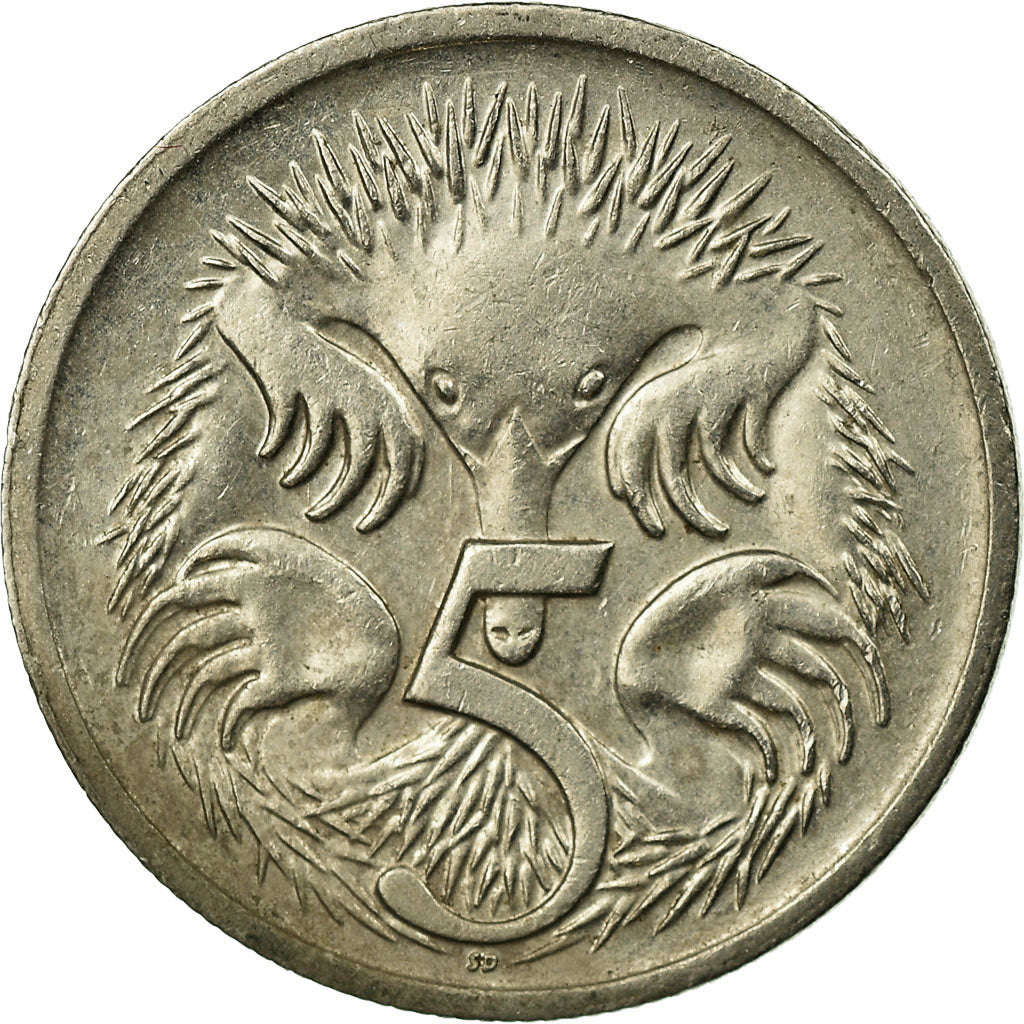 Moneta, Australia, Elizabeth II, 5 Cents, 2005, MB+, Rame-nichel, KM:401