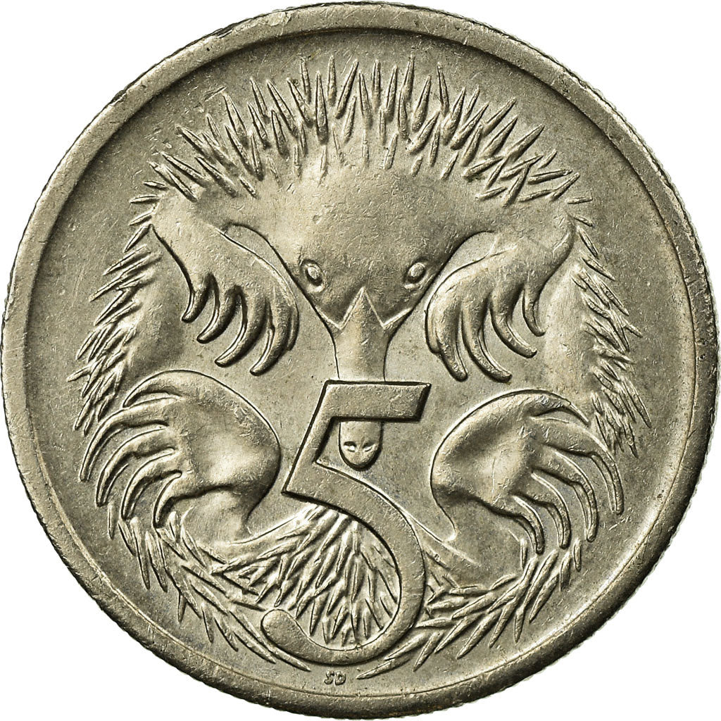 Coin, Australia, Elizabeth II, 5 Cents, 2001, EF(40-45), Copper-nickel, KM:401