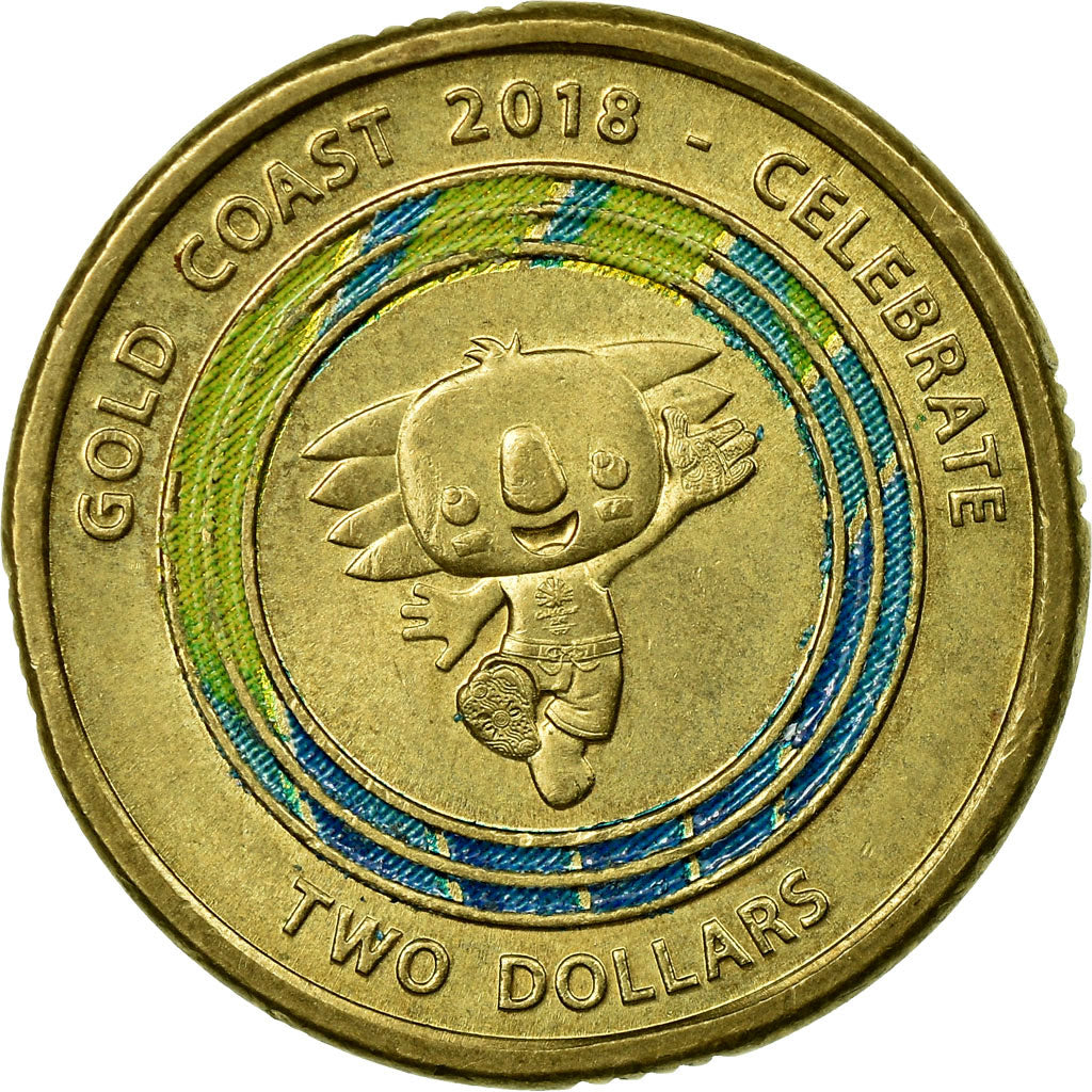 Coin, Australia, 2 Dollars, 2018, EF(40-45), Aluminum-Bronze