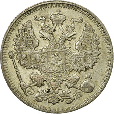 Münze, Russland, Nicholas II, 20 Kopeks, 1909, Saint-Petersburg, SS, Silber
