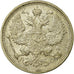 Coin, Russia, Nicholas II, 20 Kopeks, 1916, AU(55-58), Silver, KM:22a.2