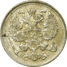 Monnaie, Russie, Nicholas II, 20 Kopeks, 1914, Saint-Petersburg, TTB, Argent