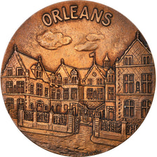 Frankrijk, Medaille, Ville d'Orléans, Geography, Coutré, ZF+, Bronze