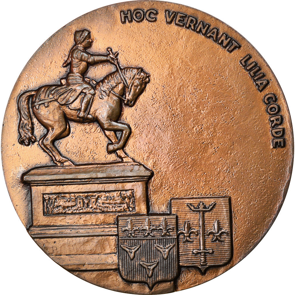 Frankrijk, Medaille, Ville d'Orléans, Geography, Coutré, ZF+, Bronze