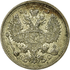 Coin, Russia, Nicholas II, 20 Kopeks, 1914, Saint-Petersburg, VF(30-35), Silver