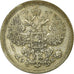 Coin, Russia, Nicholas II, 15 Kopeks, 1907, Saint-Petersburg, VF(30-35), Silver