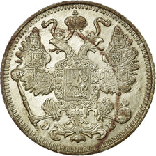 Coin, Russia, Nicholas II, 15 Kopeks, 1909, Saint-Petersburg, EF(40-45), Silver