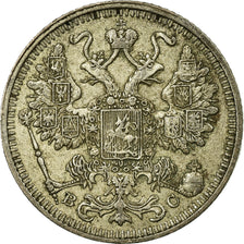 Coin, Russia, Nicholas II, 15 Kopeks, 1914, Saint-Petersburg, EF(40-45), Silver