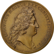Francia, Medal, Louis XIV, History, Mauger, SPL-, Bronzo, 41, Divo:169