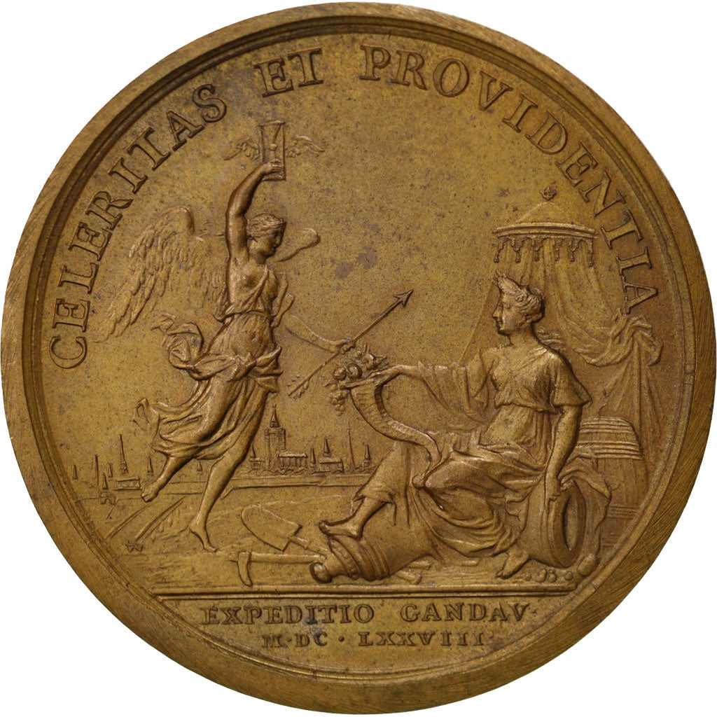 Francia, Medal, Louis XIV, History, Mauger, SPL-, Bronzo, 41, Divo:169