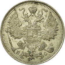 Monnaie, Russie, Nicholas II, 15 Kopeks, 1915, Saint-Petersburg, TTB, Argent