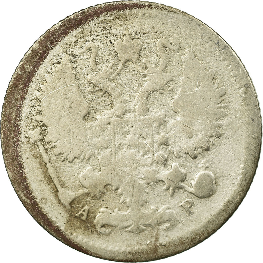 Coin, Russia, Nicholas II, 10 Kopeks, 1904, Saint-Petersburg, VF(20-25), Silver