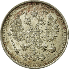 Monnaie, Russie, Nicholas II, 10 Kopeks, 1909, Saint-Petersburg, TTB, Argent
