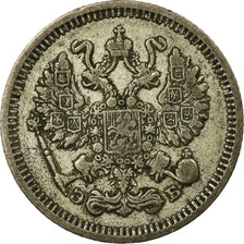 Coin, Russia, Nicholas II, 10 Kopeks, 1909, Saint-Petersburg, VF(20-25), Silver