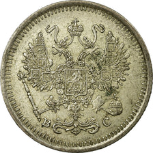 Moneta, Russia, Nicholas II, 10 Kopeks, 1916, Saint-Petersburg, BB, Argento