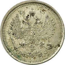 Coin, Russia, Nicholas II, 10 Kopeks, 1916, Saint-Petersburg, EF(40-45), Silver