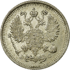 Munten, Rusland, Nicholas II, 10 Kopeks, 1915, Saint-Petersburg, PR, Zilver