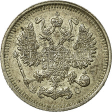 Coin, Russia, Nicholas II, 10 Kopeks, 1915, Saint-Petersburg, EF(40-45), Silver