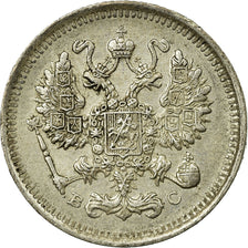Coin, Russia, Nicholas II, 10 Kopeks, 1915, Saint-Petersburg, EF(40-45), Silver
