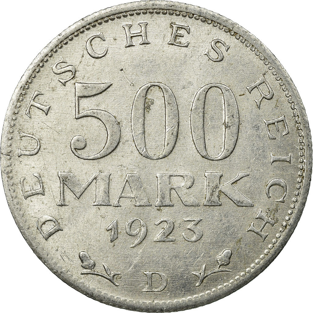 Coin, GERMANY, WEIMAR REPUBLIC, Nicholas II, 500 Mark, 1923, Saint-Petersburg