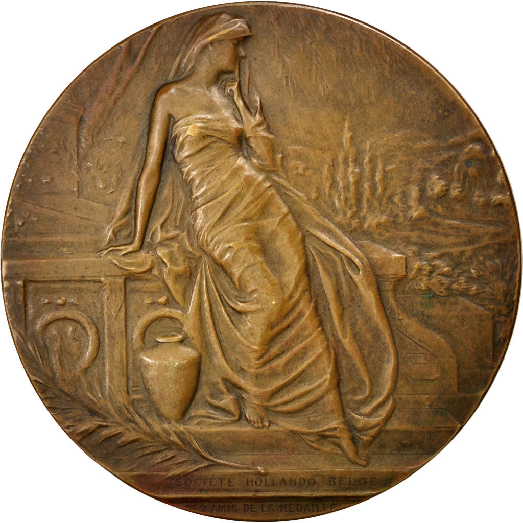 Belgium, Politics, Society, War, Medal, AU(55-58), Bronze, 65, 80.60