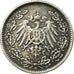 Coin, GERMANY - EMPIRE, 1/2 Mark, 1906, Munich, EF(40-45), Silver, KM:17