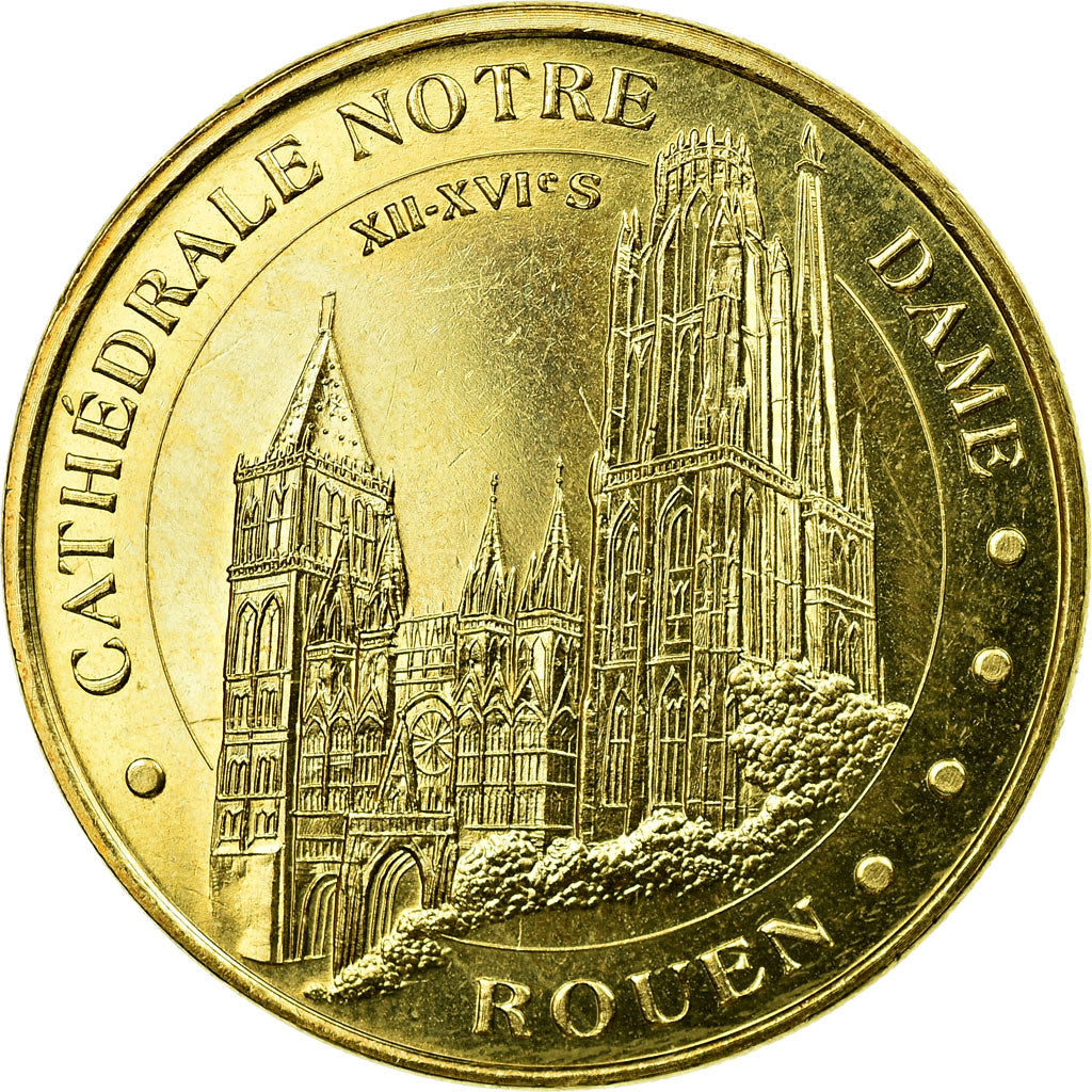 France, Token, Touristic token, Rouen - Cathédrale, Arts & Culture, 2018