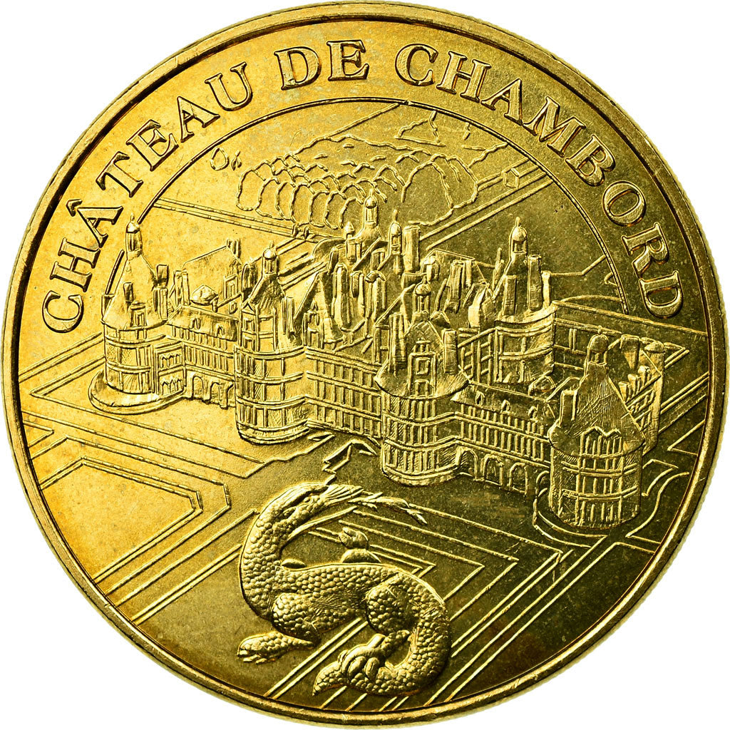 France, Token, Touristic token, 41/ Château de Chambord - Salamandre, Arts &
