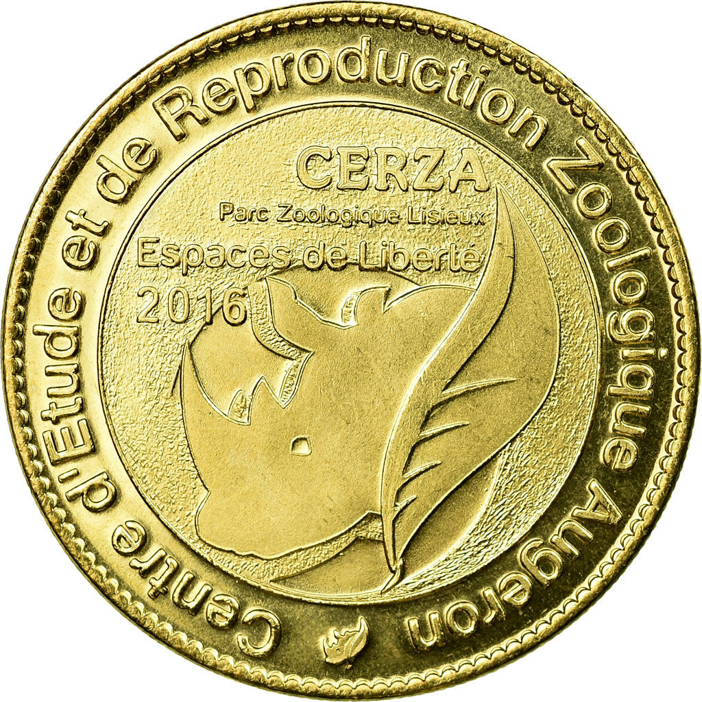 France, Token, Tourist Token, Cerza -Les lémuriens, 2016, Arthus Bertrand