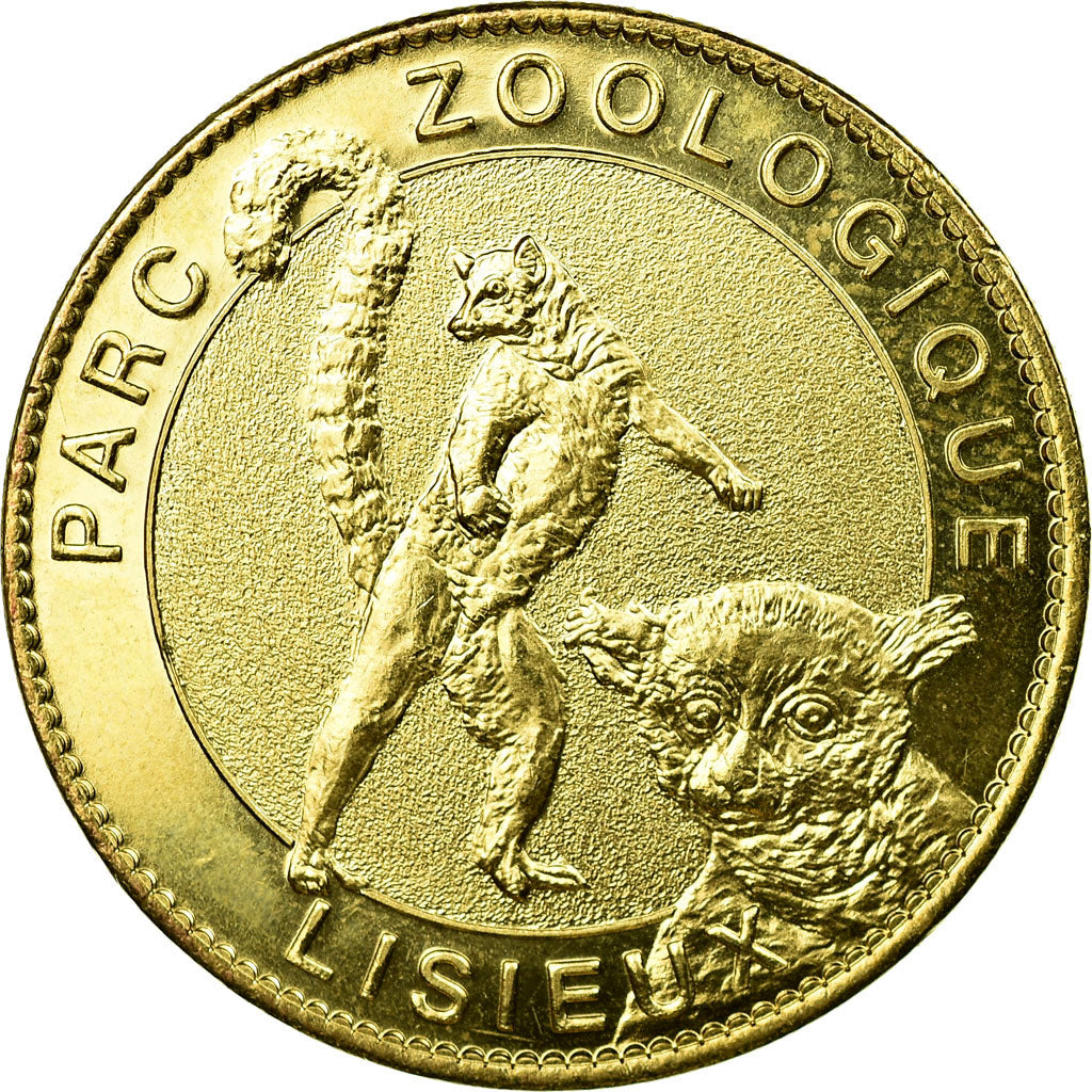 France, Token, Tourist Token, Cerza -Les lémuriens, 2016, Arthus Bertrand