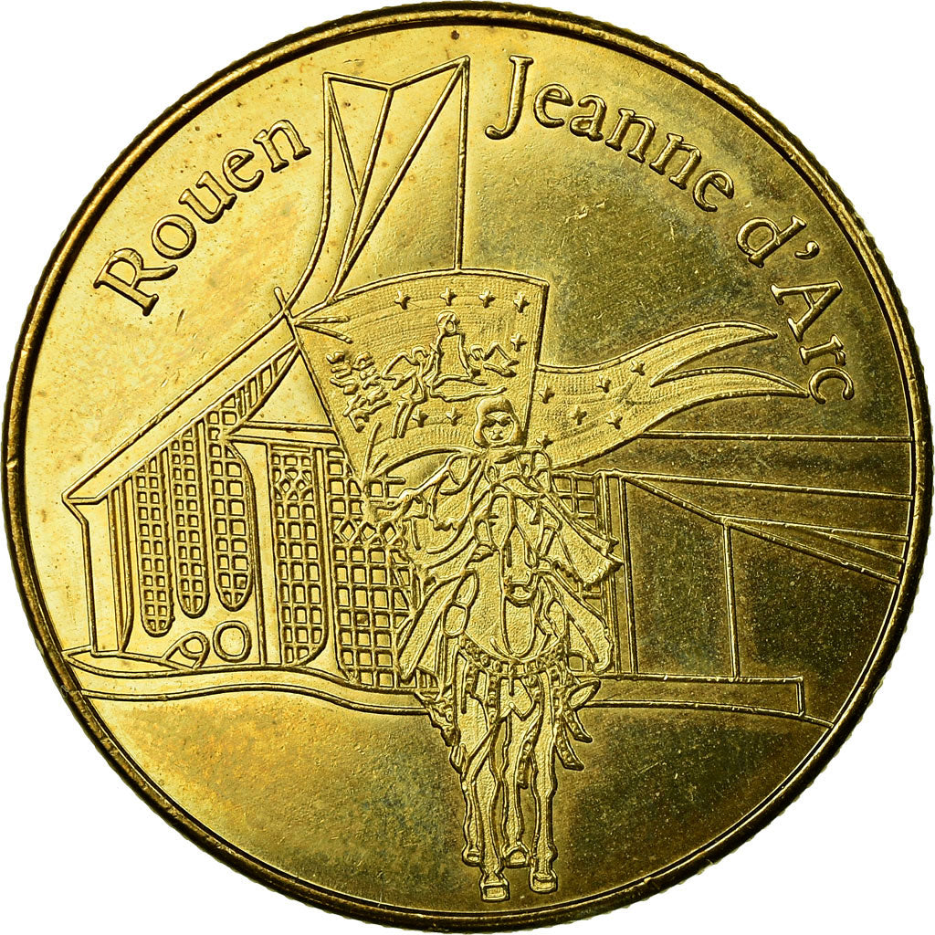 France, Jeton, Tourist Token, Rouen- Jeanne d'arc, Médaille de Collection, SUP
