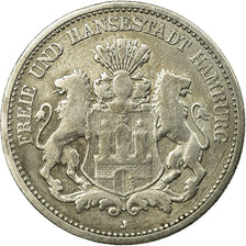 Monnaie, Etats allemands, HAMBURG, 2 Mark, 1876, Hamburg, TB+, Argent, KM:604