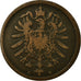 Coin, GERMANY - EMPIRE, Wilhelm I, 2 Pfennig, 1873, Munich, VF(30-35), Copper