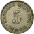 Moeda, ALEMANHA - IMPÉRIO, Wilhelm II, 5 Pfennig, 1893, Hambourg, EF(40-45)