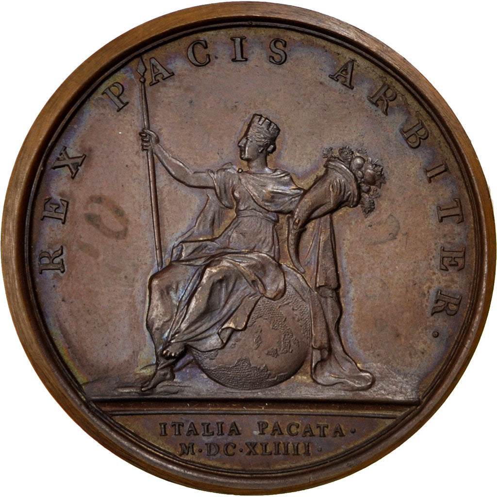 France, Medal, Louis XIV, History, Mauger, AU(55-58), Bronze, Divo:10