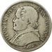 Münze, Italien Staaten, PAPAL STATES, Pius IX, Lira, 1866, Rome, S+, Silber