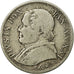 Münze, Italien Staaten, PAPAL STATES, Pius IX, Lira, 1866, Rome, S+, Silber