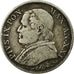Munten, Italiaanse staten, PAPAL STATES, Pius IX, Lira, 1867, Rome, FR+, Zilver