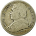 Munten, Italiaanse staten, PAPAL STATES, Pius IX, 20 Baiocchi, 1865, Rome, FR