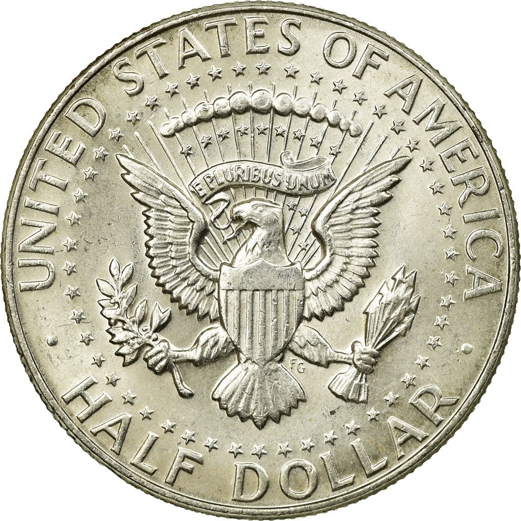 Coin, United States, Kennedy Half Dollar, Half Dollar, 1964, U.S. Mint