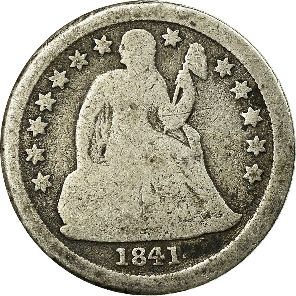 Monnaie, États-Unis, Seated Liberty Dime, Dime, 1841, U.S. Mint, New Orleans