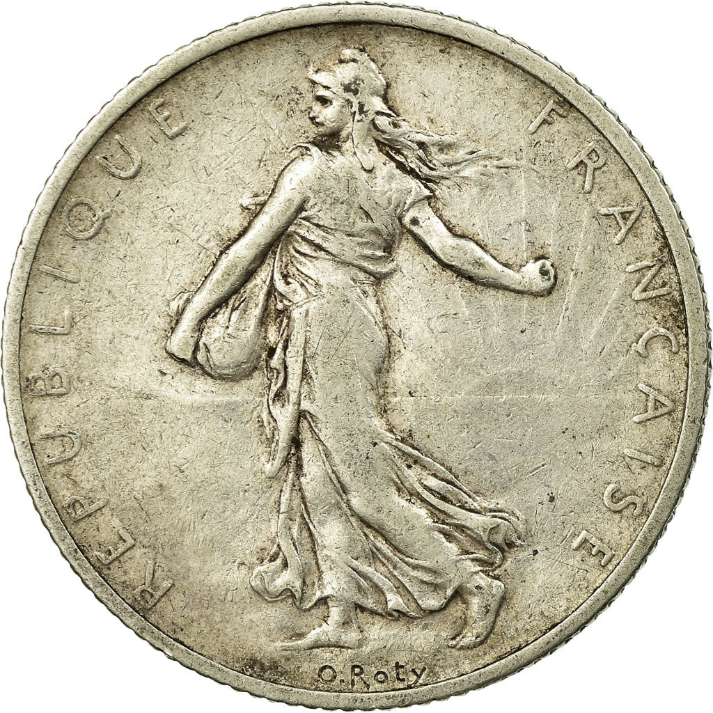 Munten, Frankrijk, Semeuse, 2 Francs, 1902, Paris, ZF, Zilver, KM:845.1