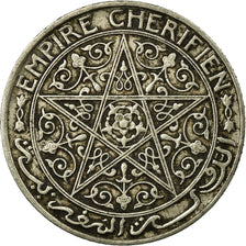 Coin, Morocco, Yusuf, 50 Centimes, undated (1921), bi-Bariz, Paris, EF(40-45)